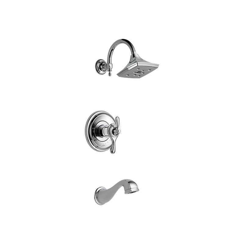 Brizo T60485 Charlotte Tempassure Thermostatic Tub Shower 1