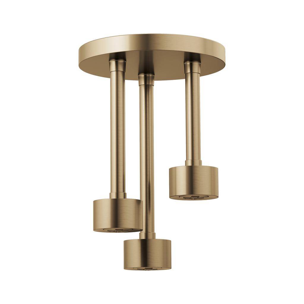 Brizo 81335 Ceiling Mount Pendant Raincan Showerhead Luxe Gold 1