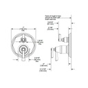 Brizo T75561 Rook Thermostatic Valve 3 Function Diverter Trim Luxe Nickel 2