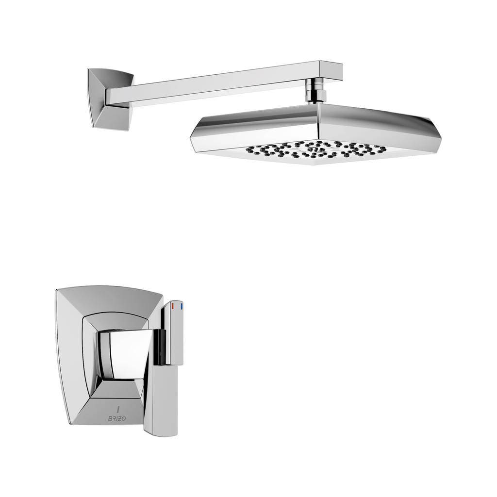 Brizo T60288 Vettis Thermostatic Shower Trim Chrome 1