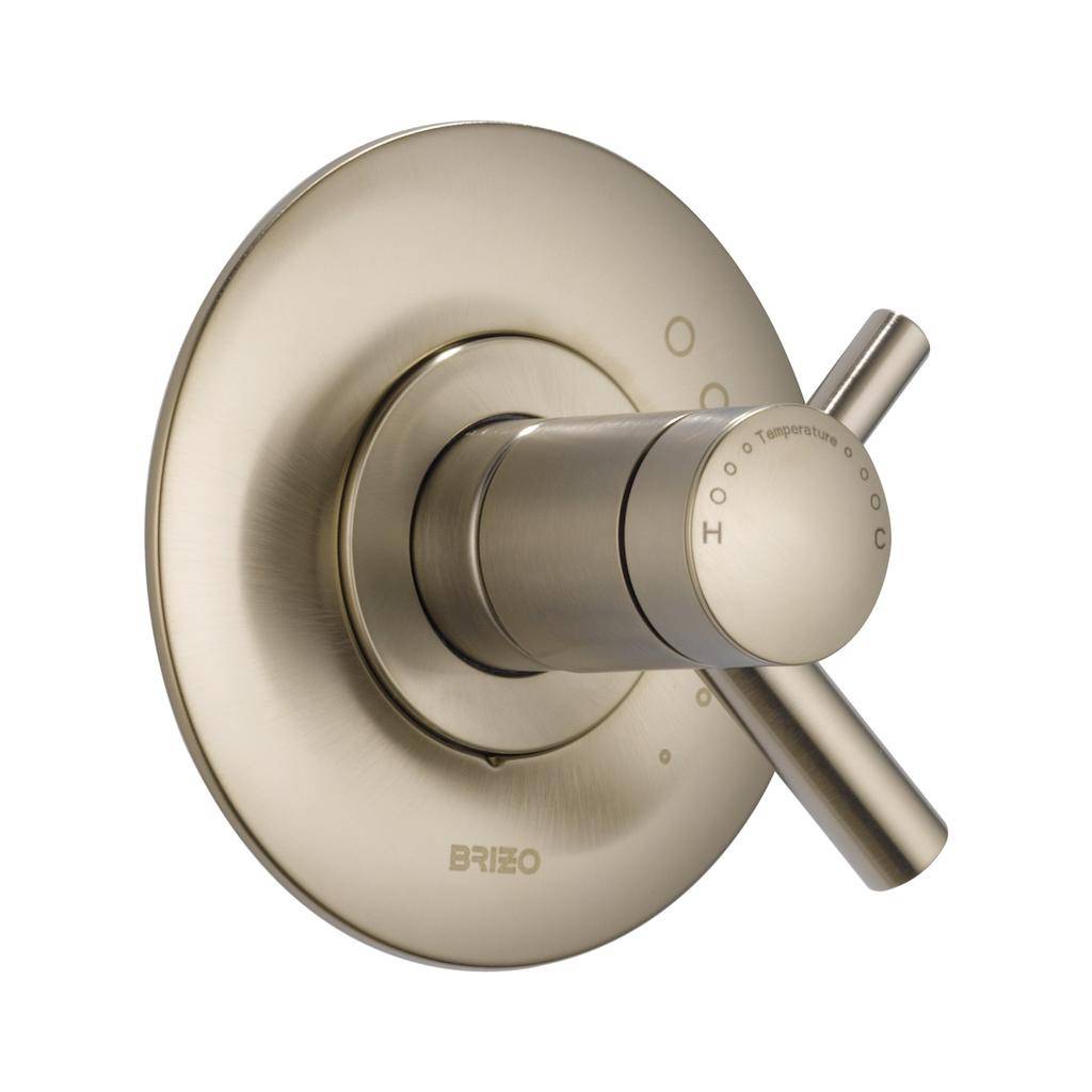 Brizo T60075 Odin Tempassure Thermostatic Valve Trim Brushed Nickel 1