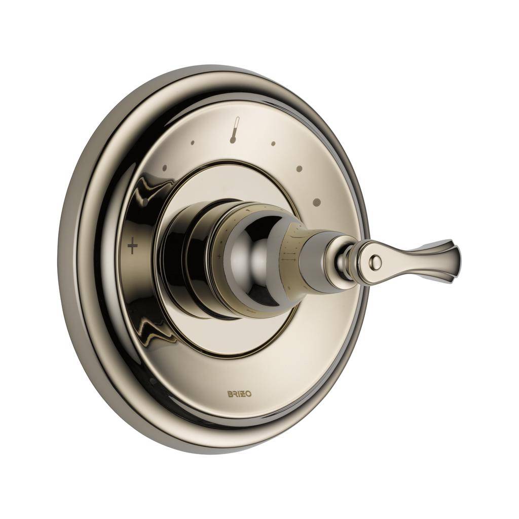 Brizo T66T085 Charlotte Thermostatic Valve Trim Polished Nickel 1