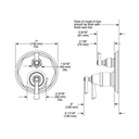 Brizo T75661-GL Rook TempAssure Thermostatic Valve 6 Setting Diverter Trim Luxe Gold 2