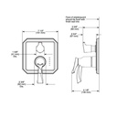 Brizo T75630 Virage Tempassure Thermostatic Valve 6 Function Diverter Chrome 2