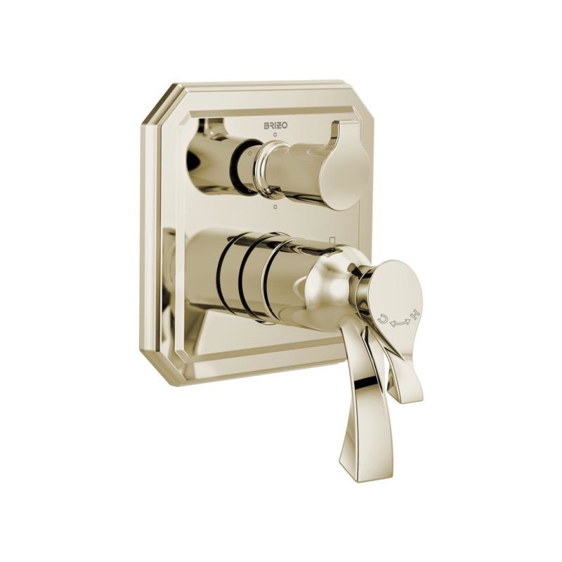 Brizo T75630-PN Virage Tempassure Thermostatic Valve 6 Function Diverter Polished Nickel 1