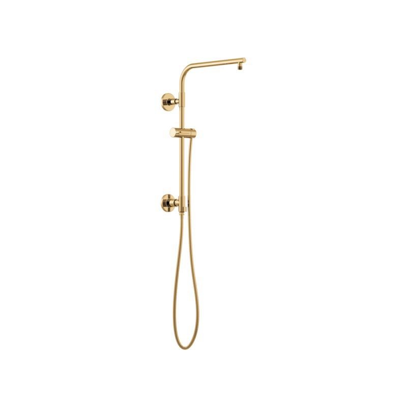 Brizo 80092 Euro Round Shower Column Polished Gold 1