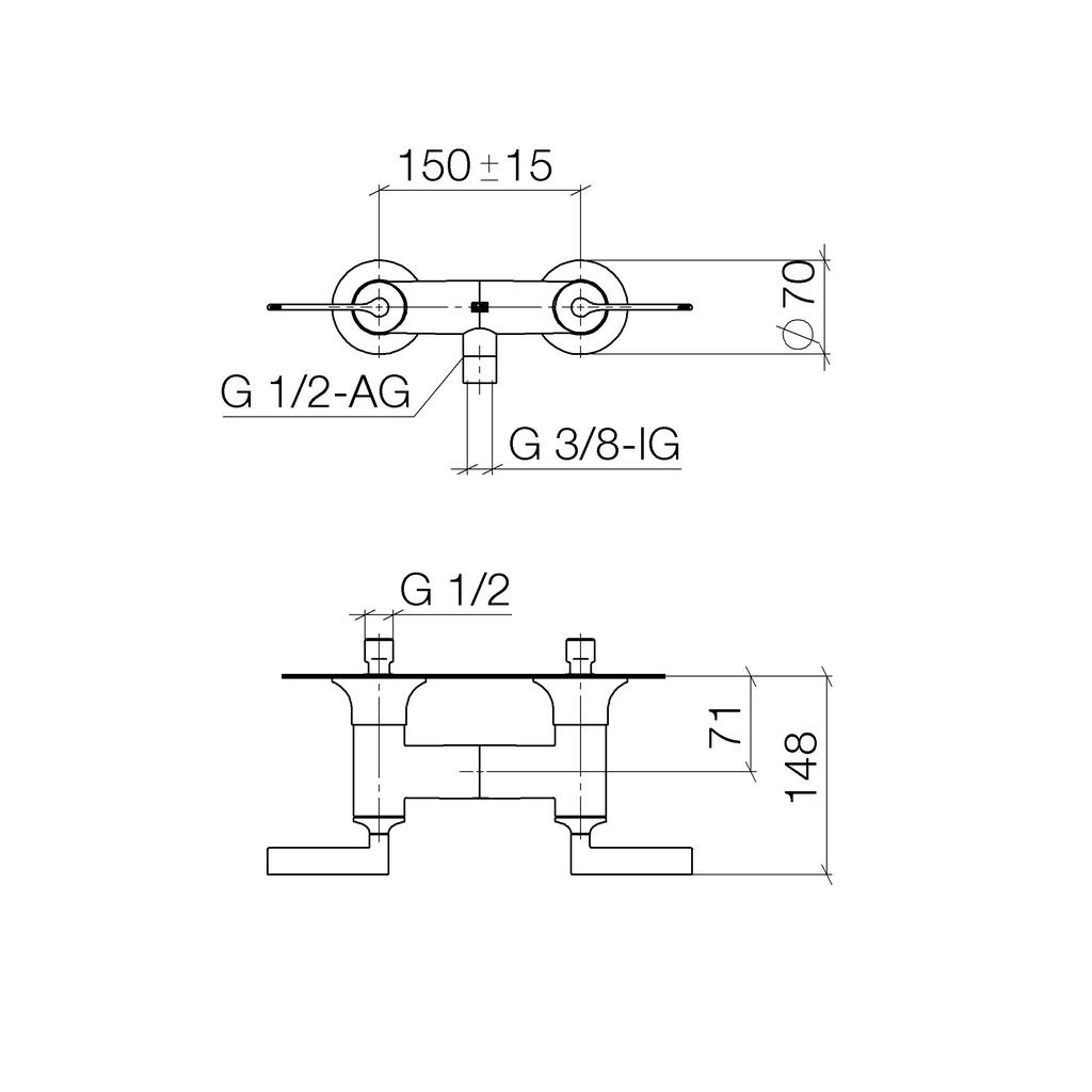 Dornbracht 28504979 Vaia Shower Head Platinum Matte 2