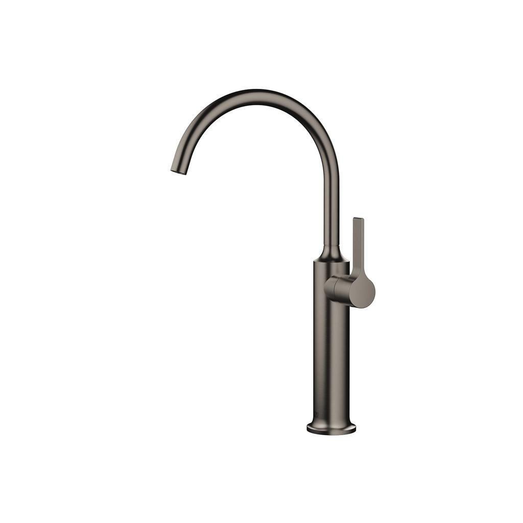 Dornbracht 33534809 Vaia Raised Single Lever Mixer Dark Platinum Matte 1