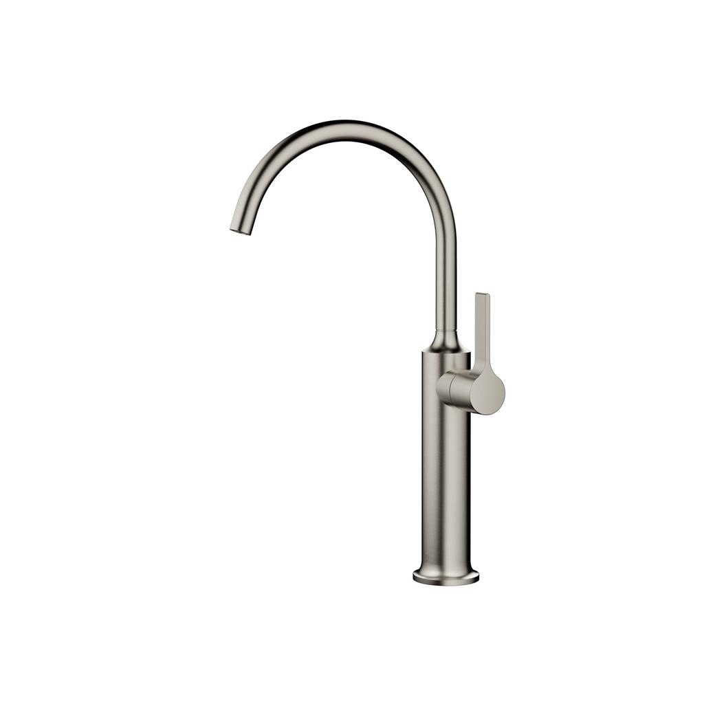 Dornbracht 33534809 Vaia Raised Single Lever Mixer Platinum Matte 1