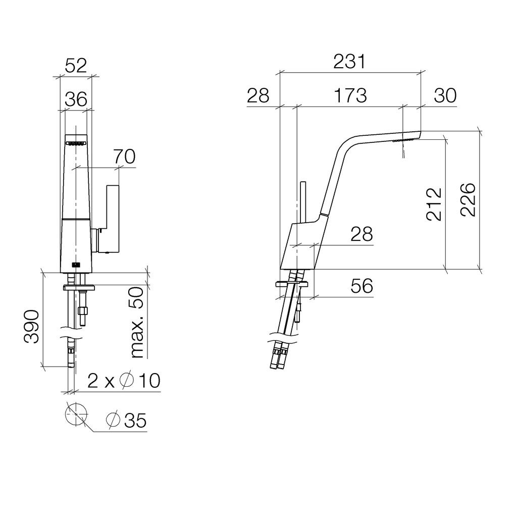 Dornbracht 33521705 Cl.1 Single Lever Mixer Chrome 2