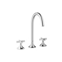 Dornbracht 20713809 Vaia Three Hole Faucet Cross Handle Polished Chrome 1