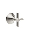 Dornbracht 36310809 Vaia Wall Valve Cross Handle Platinum Matte 1