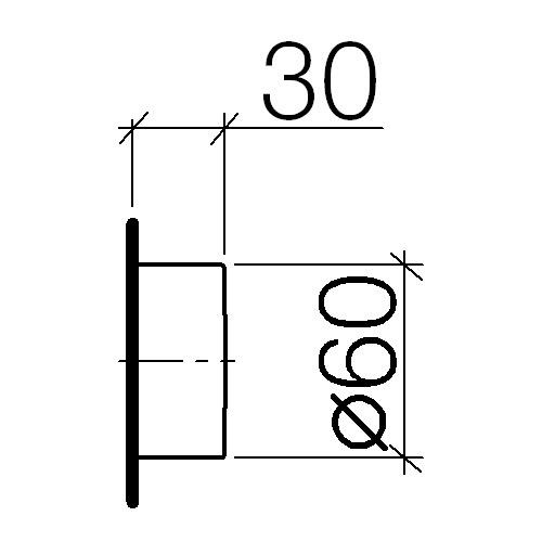 Dornbracht 36310740 Deque Wall Valve Platinum Matte 2