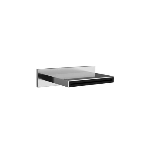 Dornbracht 13415979 Cl.1 Rectangular Cascade Tub Spout Black Matte 1