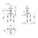 Dornbracht 29140979 Gentle Generic Round Two Way Diverter Chrome 2