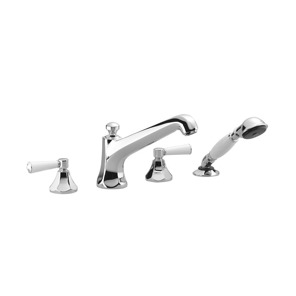 Dornbracht 27502370 Madison Flair Four Hole Tub Set Polished Chrome 1