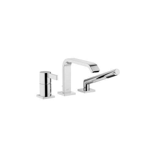 Dornbracht 27412670 Imo Three Hole Tub Set With Hand Shower Set Platinum Matte 1