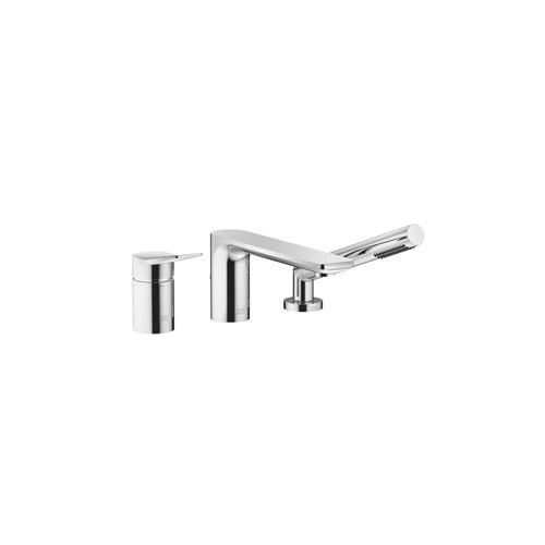 Dornbracht 27412845 Lisse Three Hole Tub Set With Hand Shower Set Chrome 1