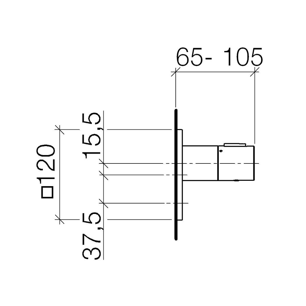 Dornbracht 36416780 Mem Thermostat Chrome 2