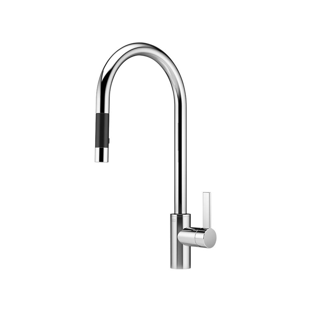 Dornbracht 33870875 Tara Ultra Pull Down Kitchen Faucet Dark Platinum Matte 1