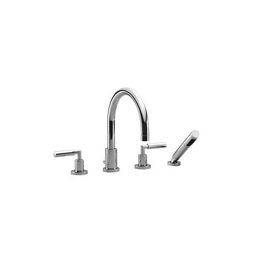 Dornbracht 27512882 Tara Four Hole Tub Set Platinum 1