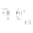 Dornbracht 35085970 Symetrics Rough-In Adapter 2