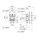 Dornbracht 35428970 Generic Thermostat Rough 2