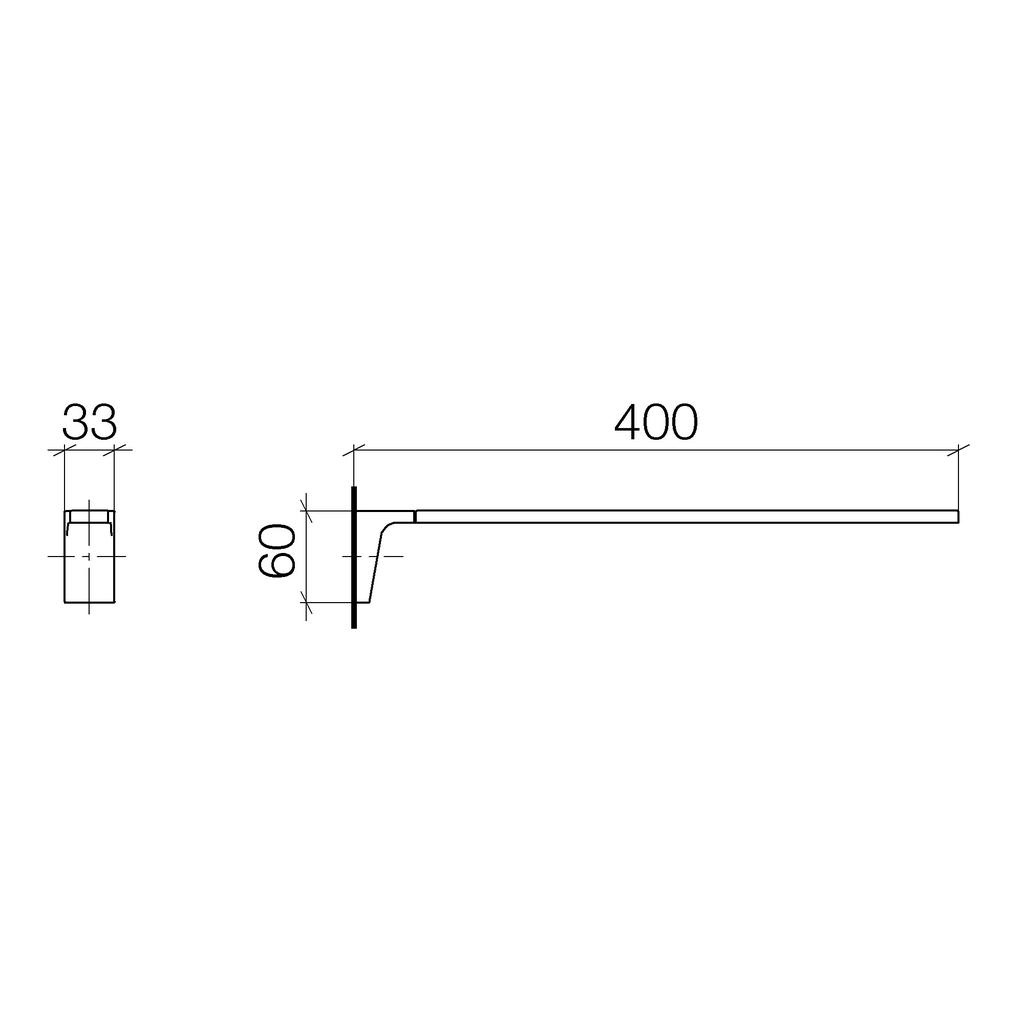 Dornbracht 83211705 Cl.1 Towel Bar Chrome 2