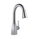 Delta 9983 Mateo Single Handle Pull Down Bar Prep Faucet Arctic Stainless 1