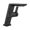 Delta 699 Pivotal Single Handle Mid Height Vessel Lavatory Faucet Matte Black 1