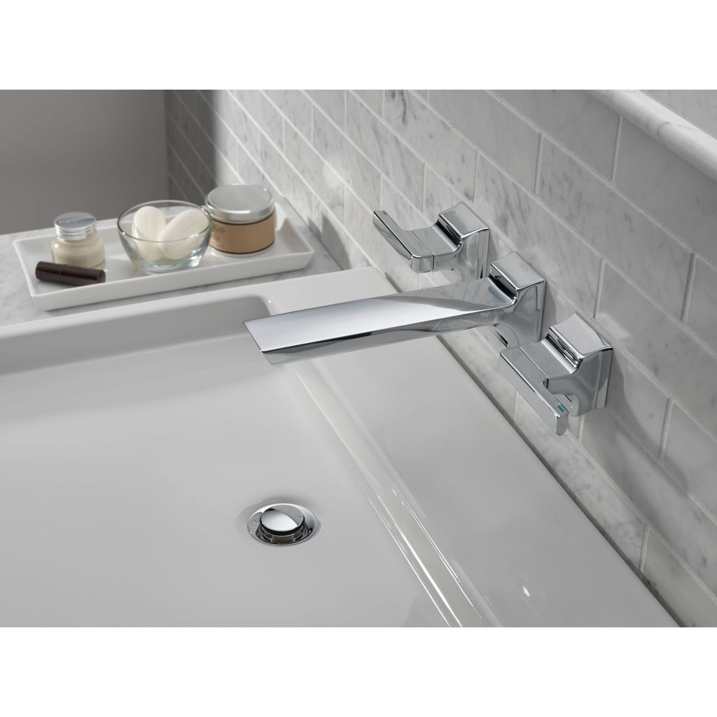 Delta 3599LF Pivotal Two Handle Widespread Lavatory Faucet Chrome 3