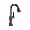 Delta 9997 Cassidy Single Handle Pull Down Bar Prep Faucet Venetian Bronze 1