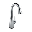 Delta 9983T Mateo Single Handle Pull Down Bar Prep Faucet Touch2O Arctic Stainless 1