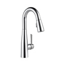 Delta 9913 Essa Single Handle Pull Down Bar Prep Faucet Chrome 1