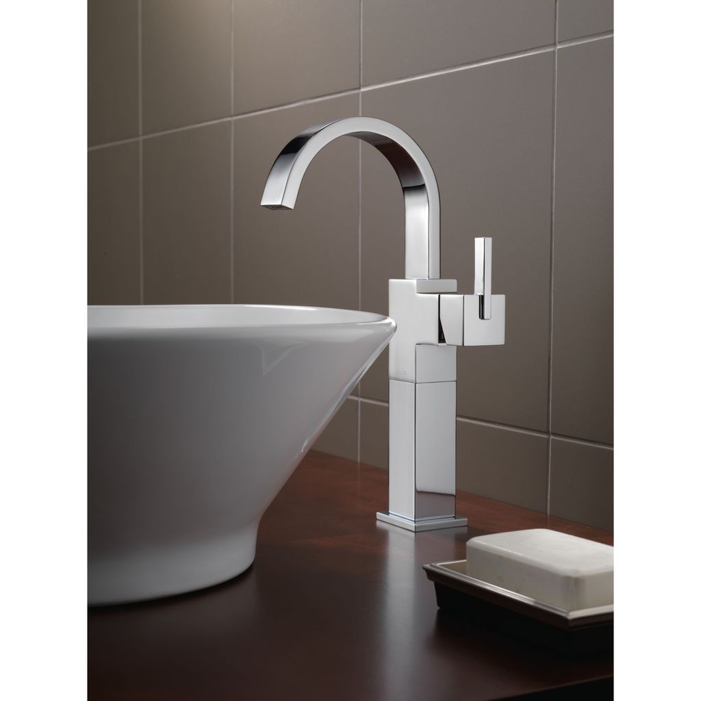 Delta 753LF Vero Single Handle Vessel Lavatory Faucet Chrome 3