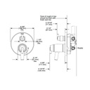 Delta T27T959 Contemporary Two Handle TempAssure 17T Series Valve Trim Venetian Bronze 2