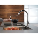 Delta 9159 Trinsic Single Handle Pull Down Kitchen Faucet Arctic Stainless 3