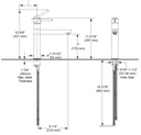 Delta 1159LF Trinsic Single Hole Kitchen Faucet Chrome 2