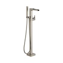 Delta T4768-FL Ara Floor Mount Channel Spout Tub Filler Trim Stainless 1