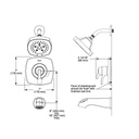 Delta T17076 Stryke 17 Series Valve Only Stainless 2