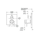 Delta T27T867 MonitorR Tempassure R 17T Series Valve With 3 Setting Diverter Chrome 2