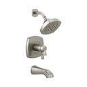 Delta T17T476 Stryke 17 Thermostatic Tub and Shower Only Stainless 1