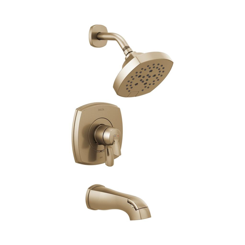 Delta T17476 Stryke 17 Series Tub And Shower Only Champagne Bronze 1