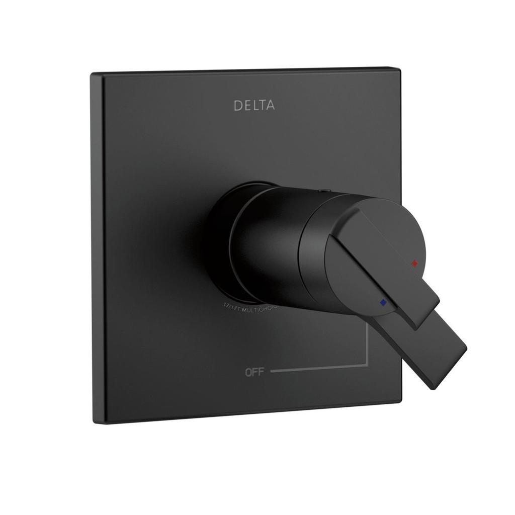 Delta T17T067 Ara TempAssure 17T Series Valve Only Trim Matte Black 1