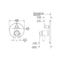 Delta T27T859 MonitorR Tempassure R 17T Series Valve With 3 Setting Diverter Chrome 2