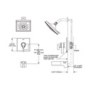 Delta T17474 Zura Monitor 17 Series H2Okinetic Tub &amp; Shower Trim Chrome 2