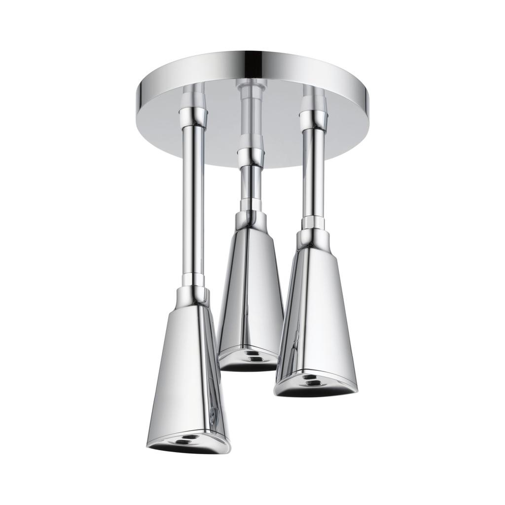 Delta 57140 Zura H2Okinetic Pendant Raincan Shower Head Chrome 1