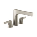 Delta T2774 Zura Roman Tub Trim Stainless 1