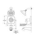 Delta T17T076 Stryke 17 Thermostatic Valve Only Chrome 2