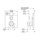 Delta T27967 Angular Modern Monitor 17 Series Valve Trim 6 Setting Integrated Diverter Chrome 2